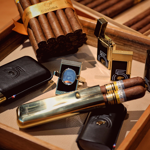 DOUBLE CIGAR CASE COHIBA BY S.T DUPONT – Cigar Shop Litin