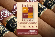 Habanos s.a. at the Inter tabac International Trade Fair for tobacco products. Dortmund 2011. Germany  